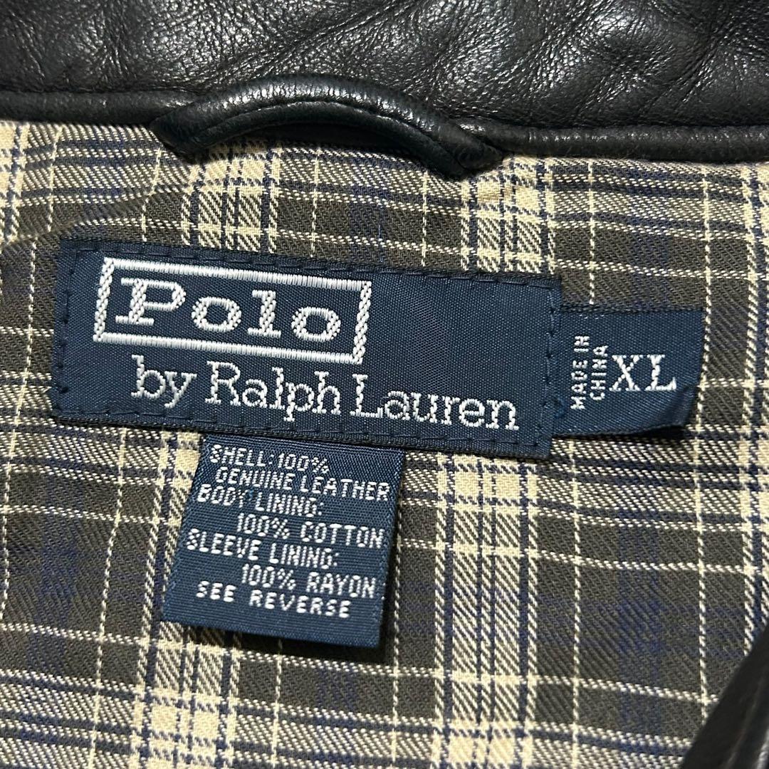 90s Ralph Lauren ラルフローレン レザージャケット ヴィンテージ