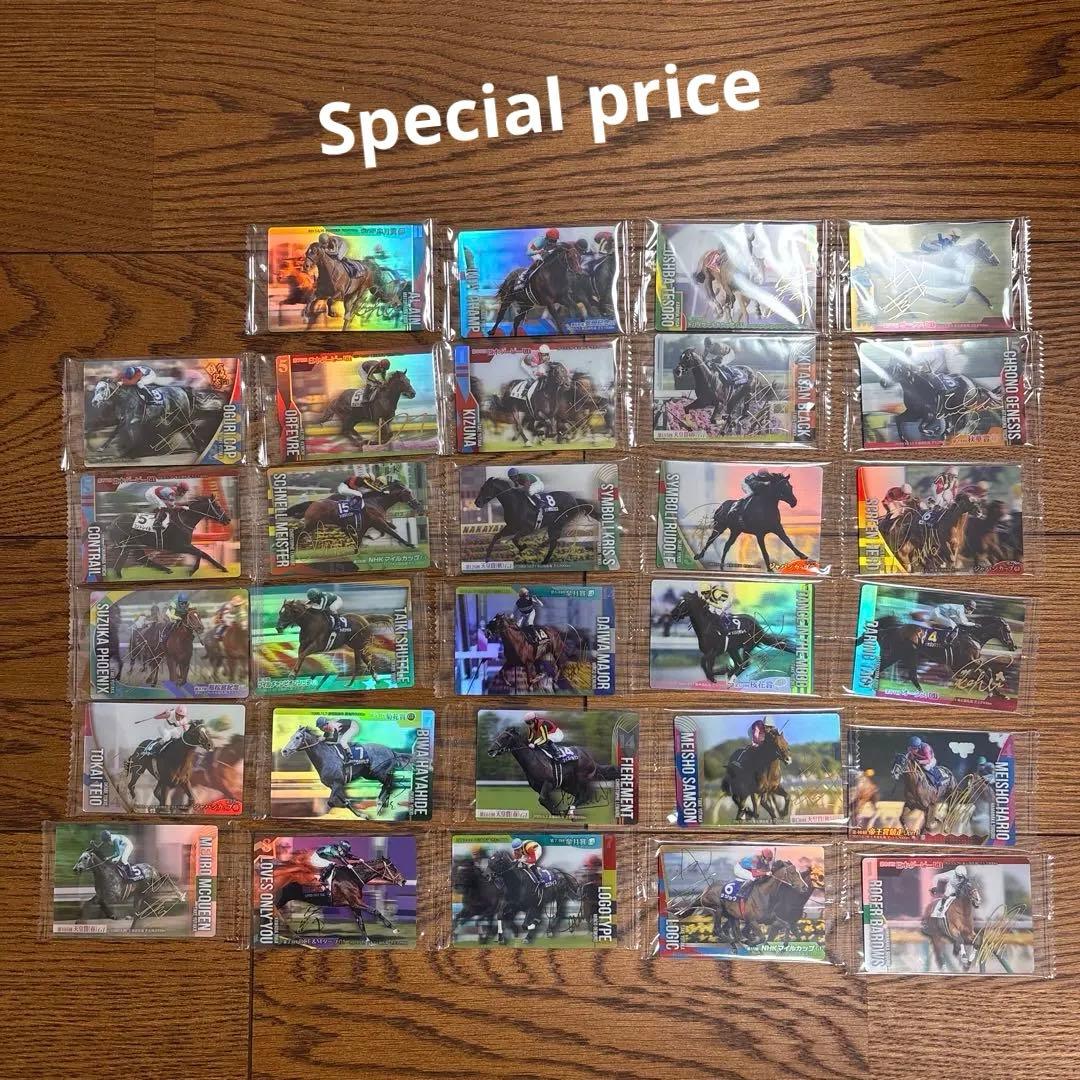 サラブレッドホースコレクション サイン金箔29種ノーマル30種コンプ　セット