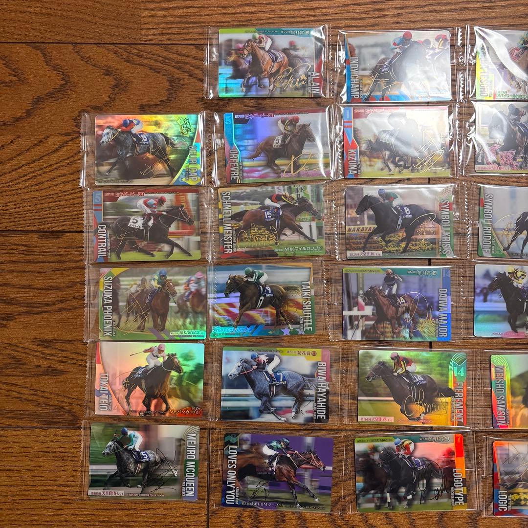 サラブレッドホースコレクション サイン金箔29種ノーマル30種コンプ　セット