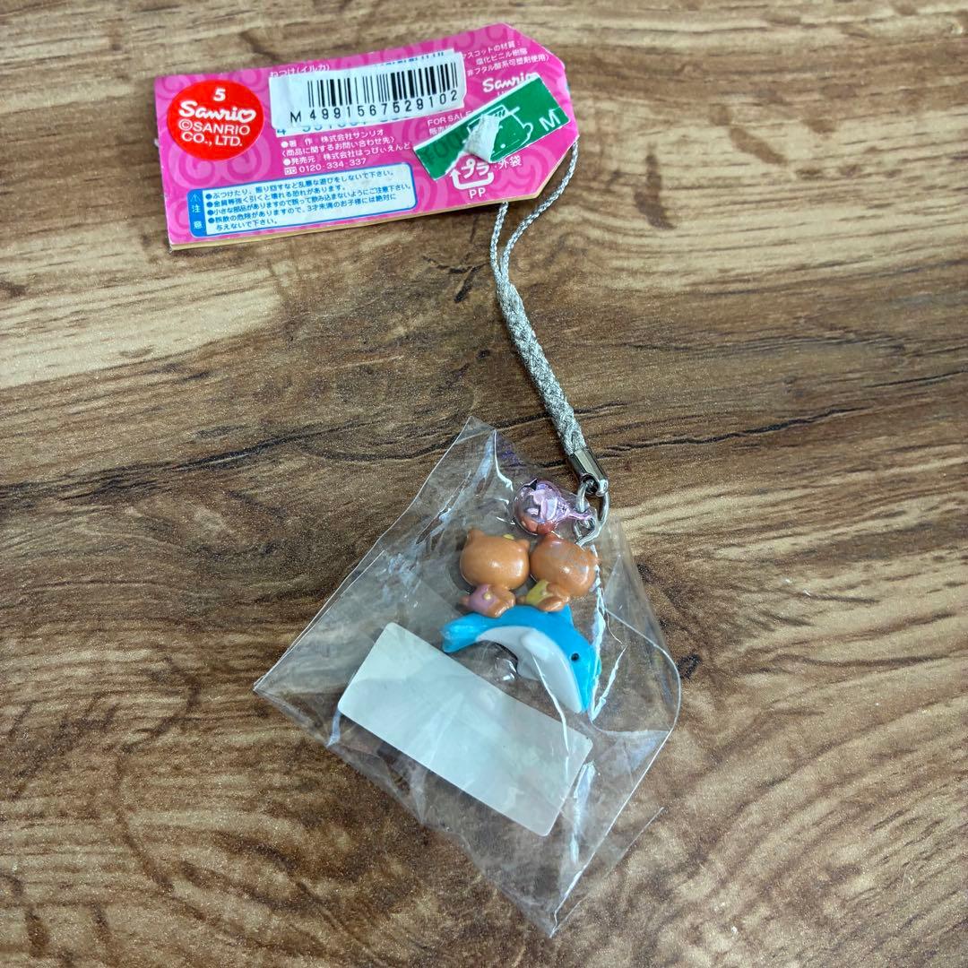 ハローキティ ガングロ　キティ　ミミィ　イルカ　根付け　サンリオ　希少