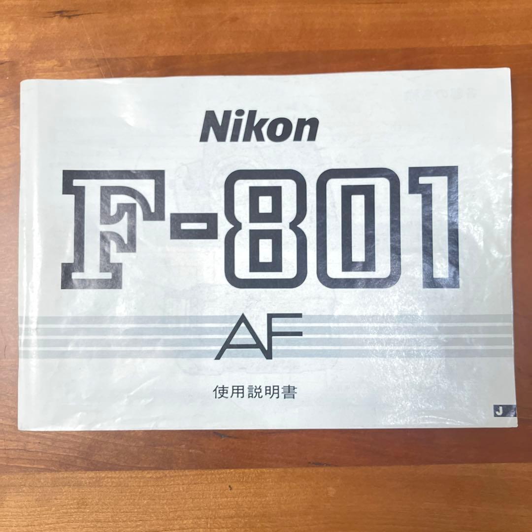 Nikon ニコン F-801 AF 本体 ボディMF-20データバック 説明書