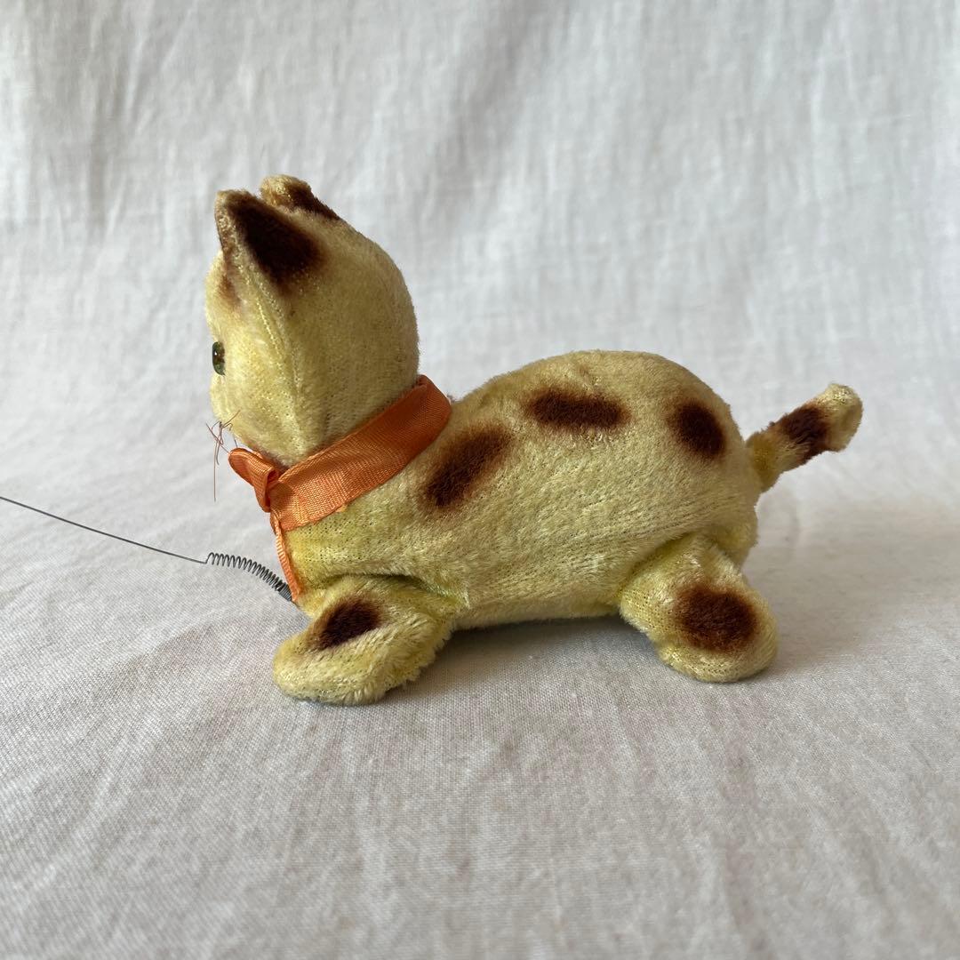 レア　アンティーク　ぜんまい　ねこ　蝶　ぬいぐるみ