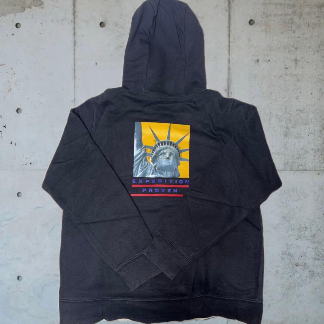 supreme × the north face フーディスウェット　ブラック