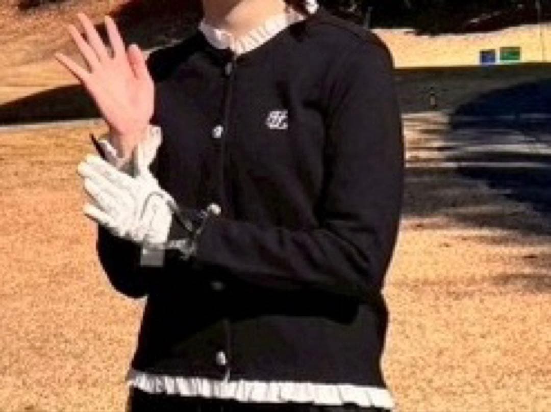 Fair Liar フェアライアー　ゴルフウェア　フリル　カーディガン