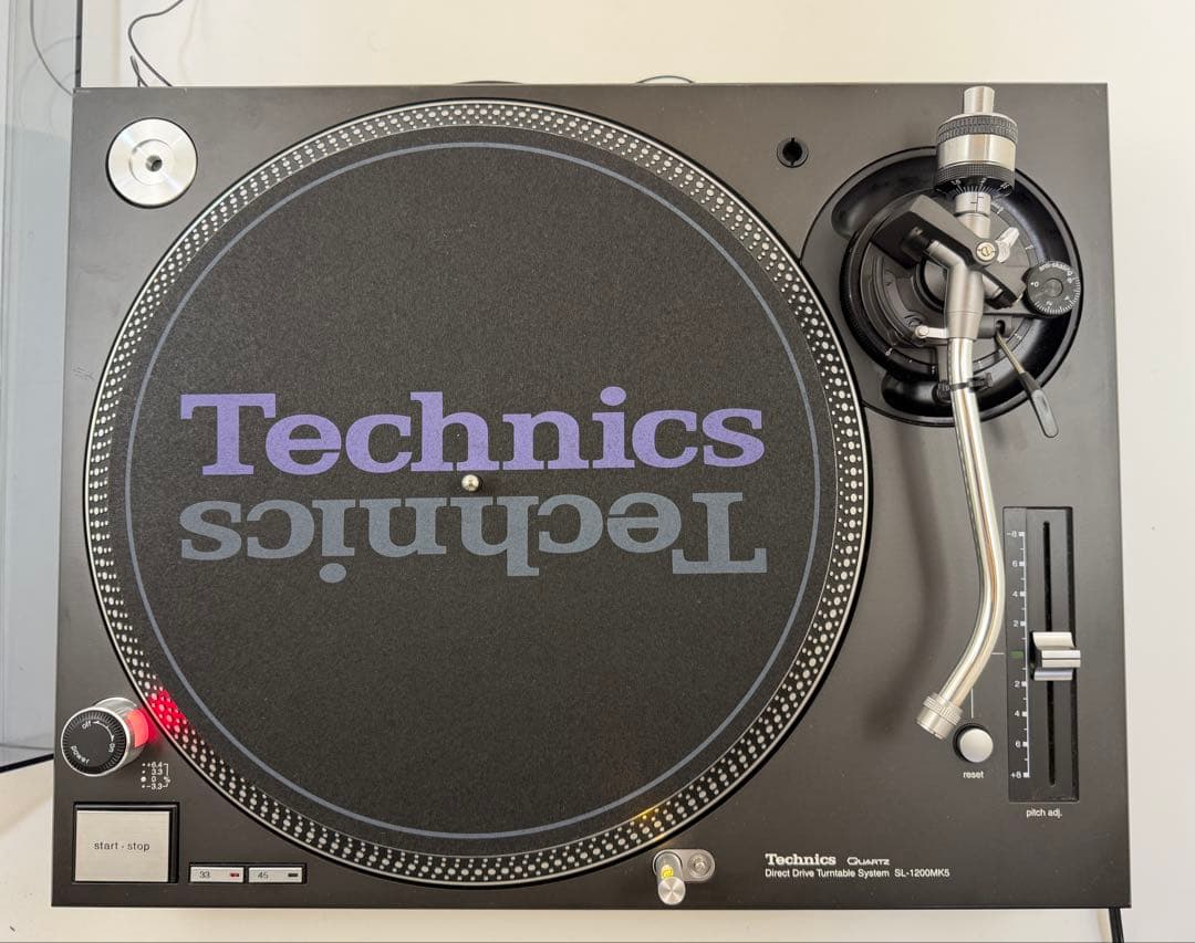 送料込み 美品 SL-1200MK5 ブラック テクニクス ターンテーブル ②