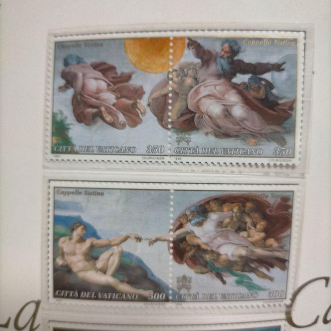 【売約済】1507 システィーナ礼拝堂改修記念切手集　バチカン市国
