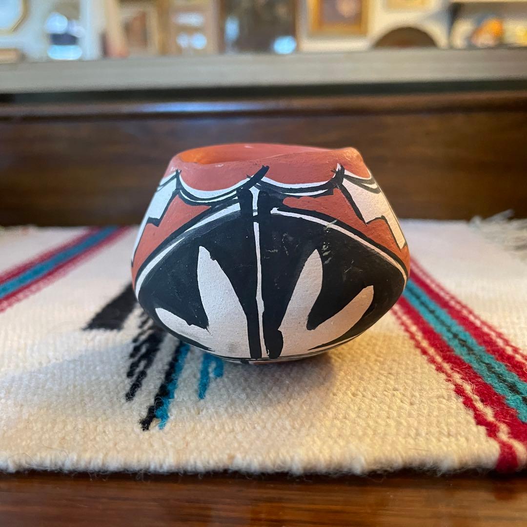 希少品！ネイティブアメリカン　navajo 壷　ナバホ族USAアンティーク古道具