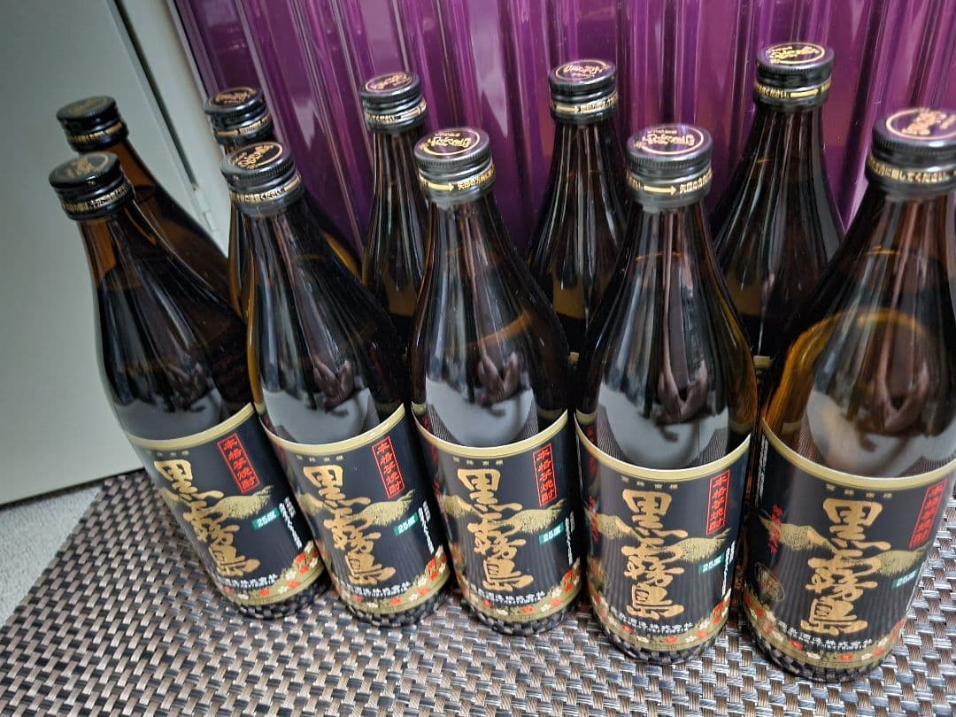 新品未開封【本格芋焼酎黒霧島】25度900ml×10本