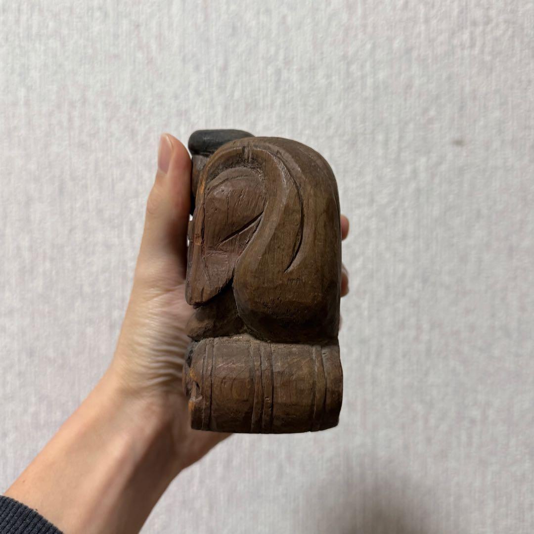 七福神 大黒天 恵比寿天 民衆仏 仏像 木彫 江戸時代 古美術 骨董 古民藝