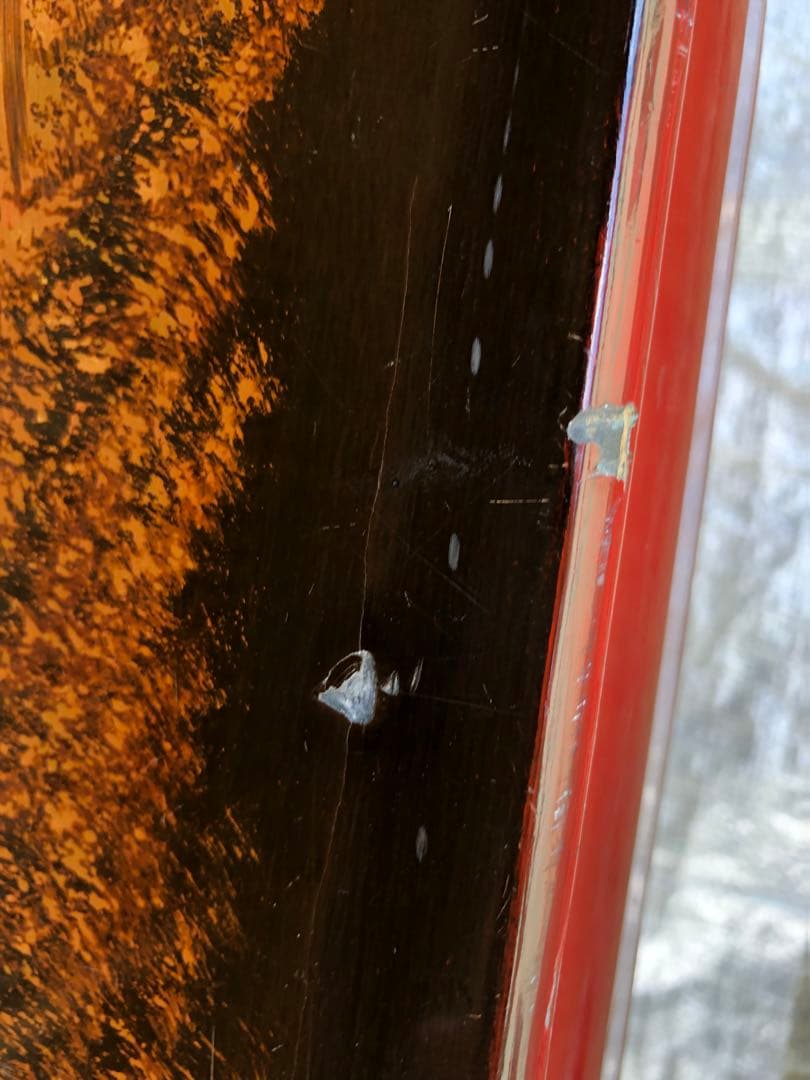 アンティーク家具　座卓 ちゃぶ台 風景画デザイン　豪華　レトロ