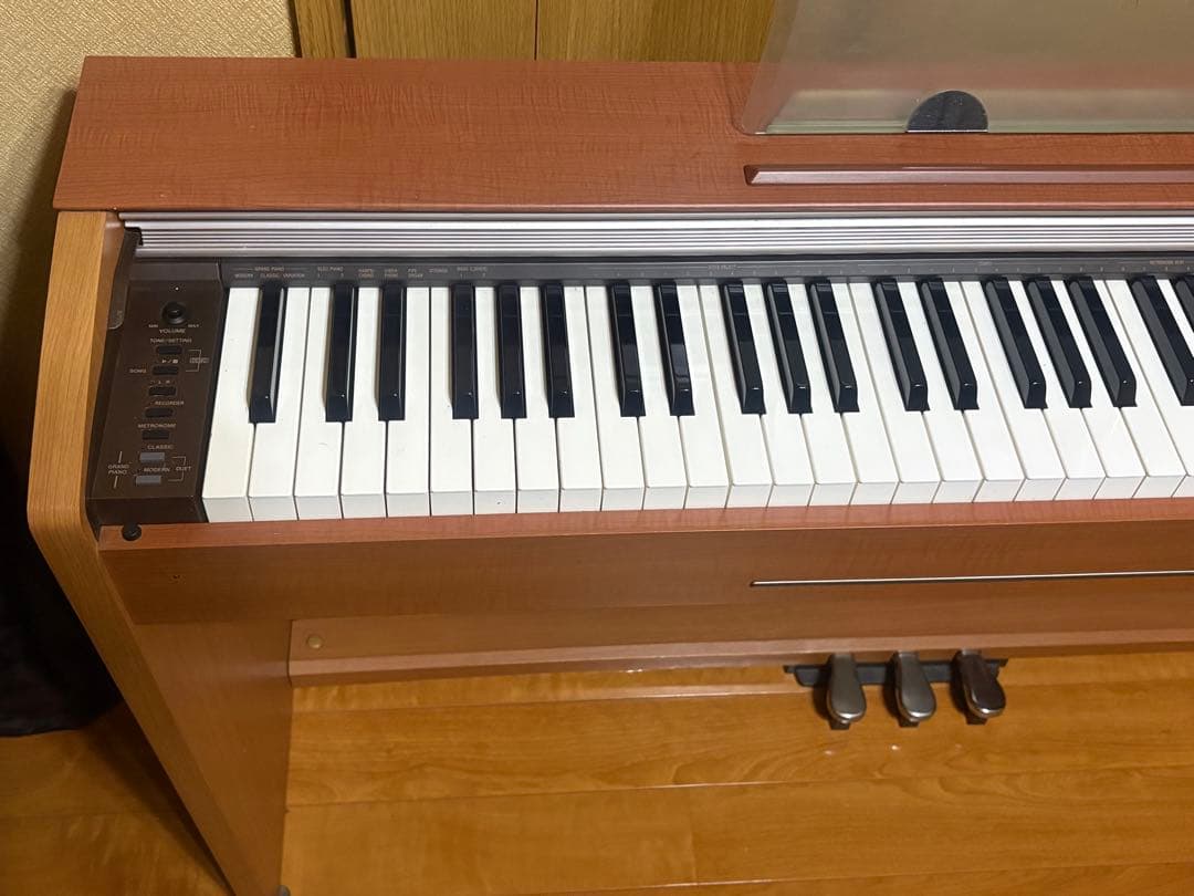 CASIO PX-720C 88鍵盤　スタンド一体型　ブラウン