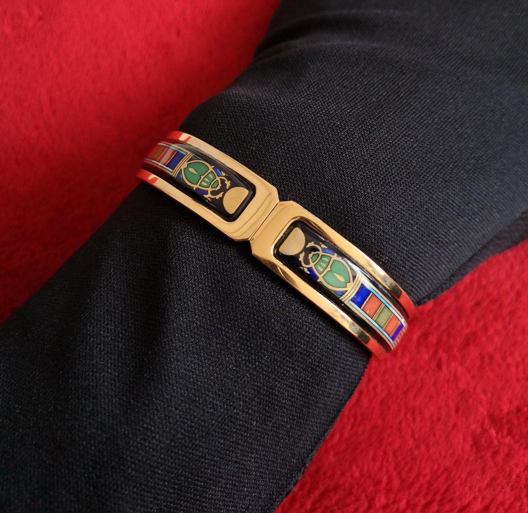 ヴィンテージバングル M.FREY WILLE 古代エジプト スカラベ スネーク