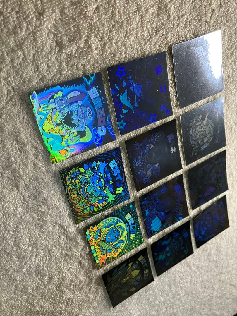 並品 開封済 ビックリマンシール ホロセレクション1 12種 コンプ