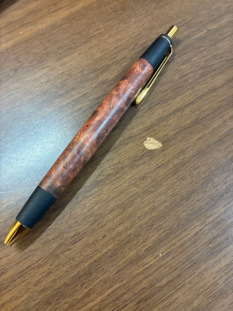 ボナンペン花梨瘤ボールペン　検索用野原工芸　工房楔