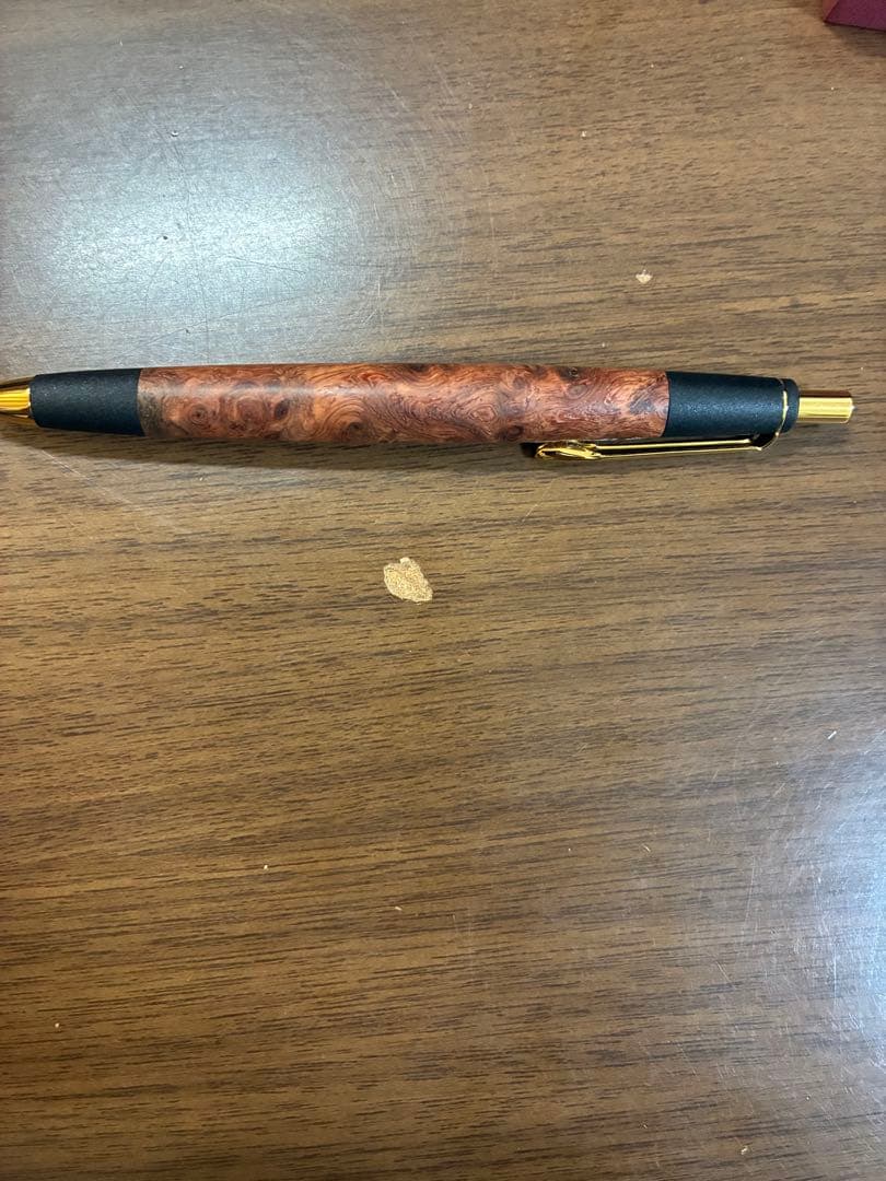 ボナンペン花梨瘤ボールペン　検索用野原工芸　工房楔