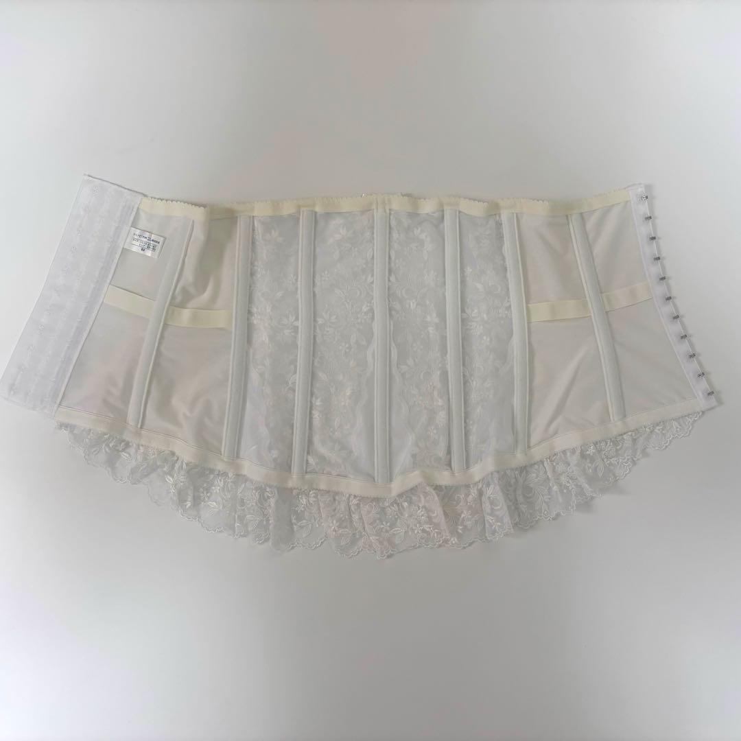 極美品 セモアブライダルインナー ホワイト ウェディングドレス 結婚式 収納袋付