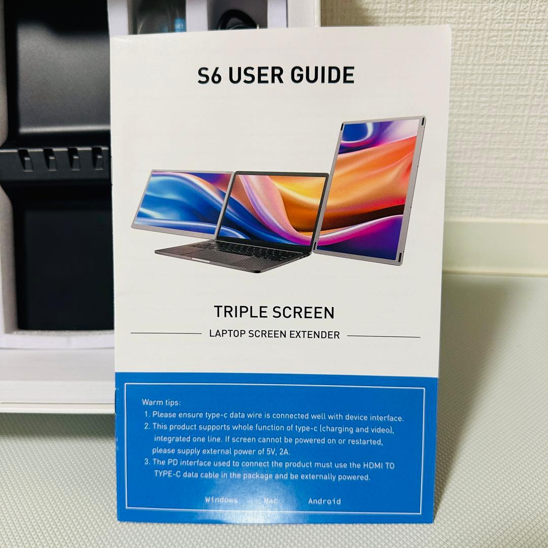 【美品】 LAPTOMO S6 ノートパソコン トリプルモニター