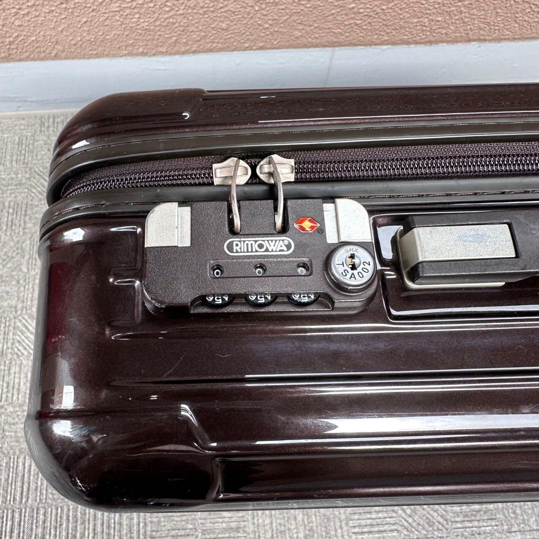 良品 リモワ サルサデラックス 33L 機内持ち込み 2輪 TSAロック 茶色