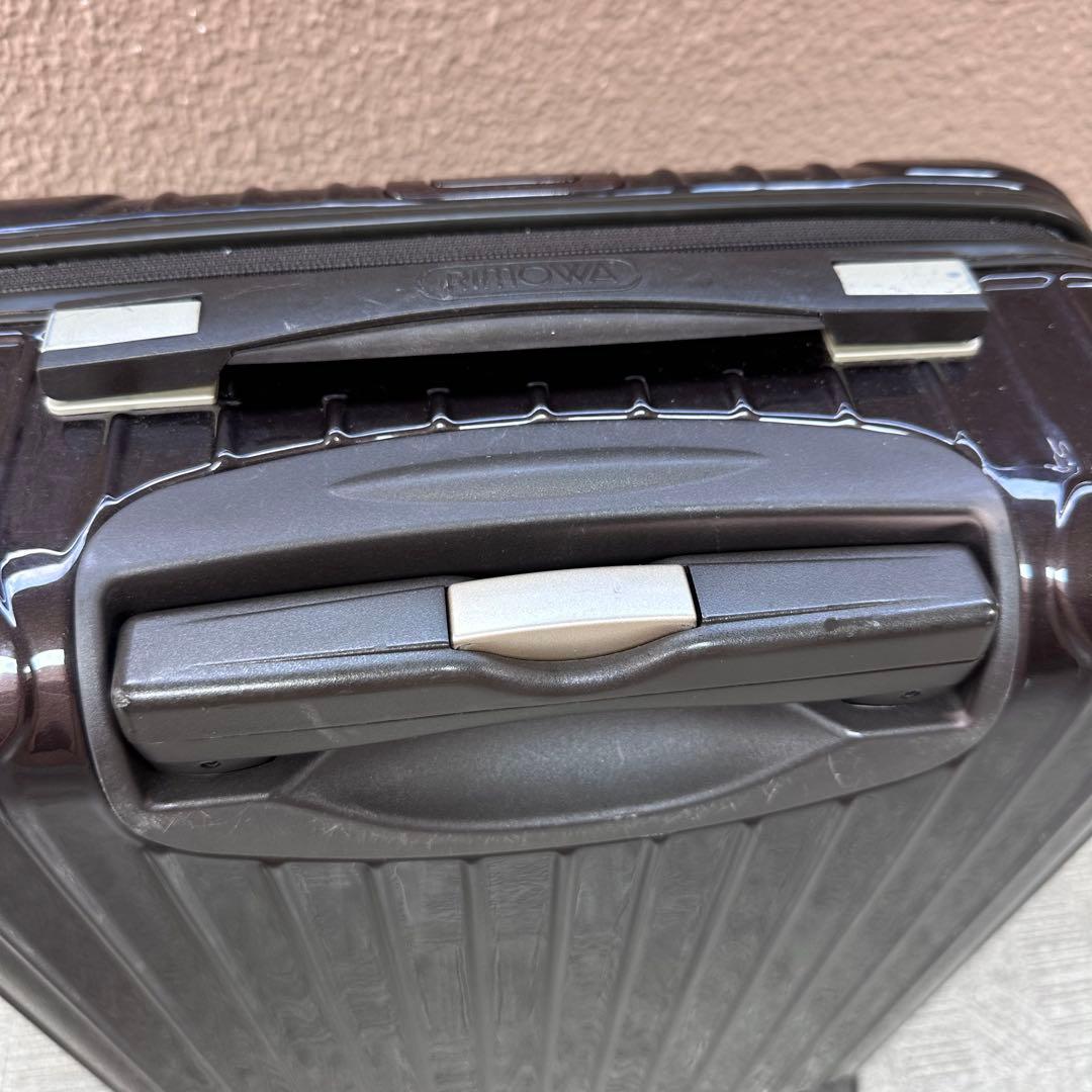 良品 リモワ サルサデラックス 33L 機内持ち込み 2輪 TSAロック 茶色