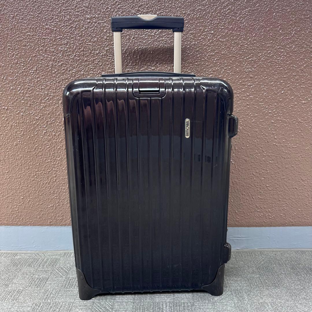 良品 リモワ サルサデラックス 33L 機内持ち込み 2輪 TSAロック 茶色