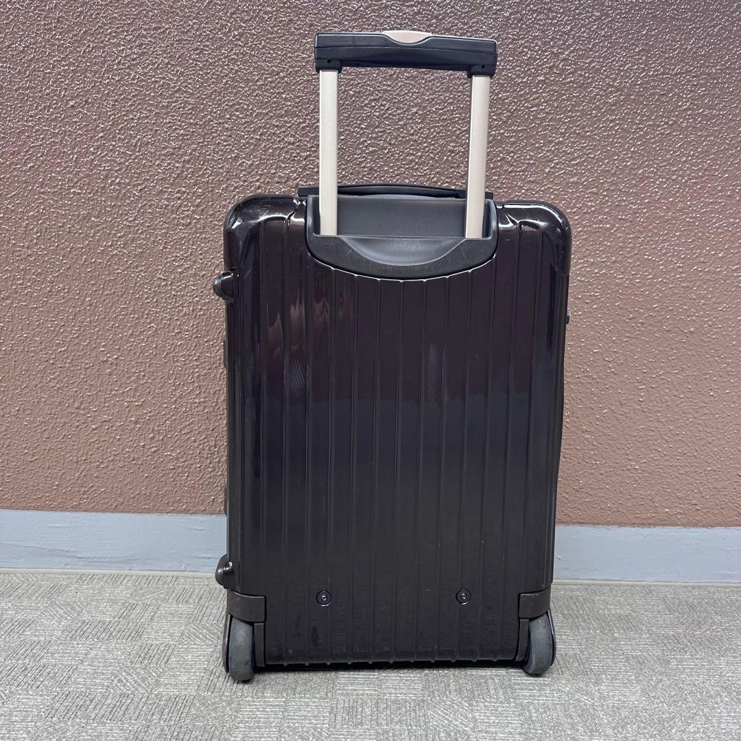 良品 リモワ サルサデラックス 33L 機内持ち込み 2輪 TSAロック 茶色