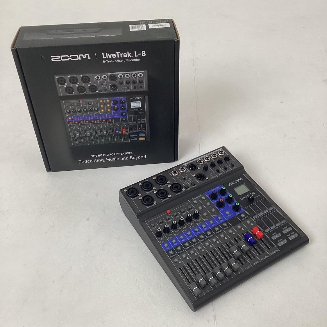 新品未使用 Zoom LiveTrak L-8 デジタルミキサー 専用バッグ付き