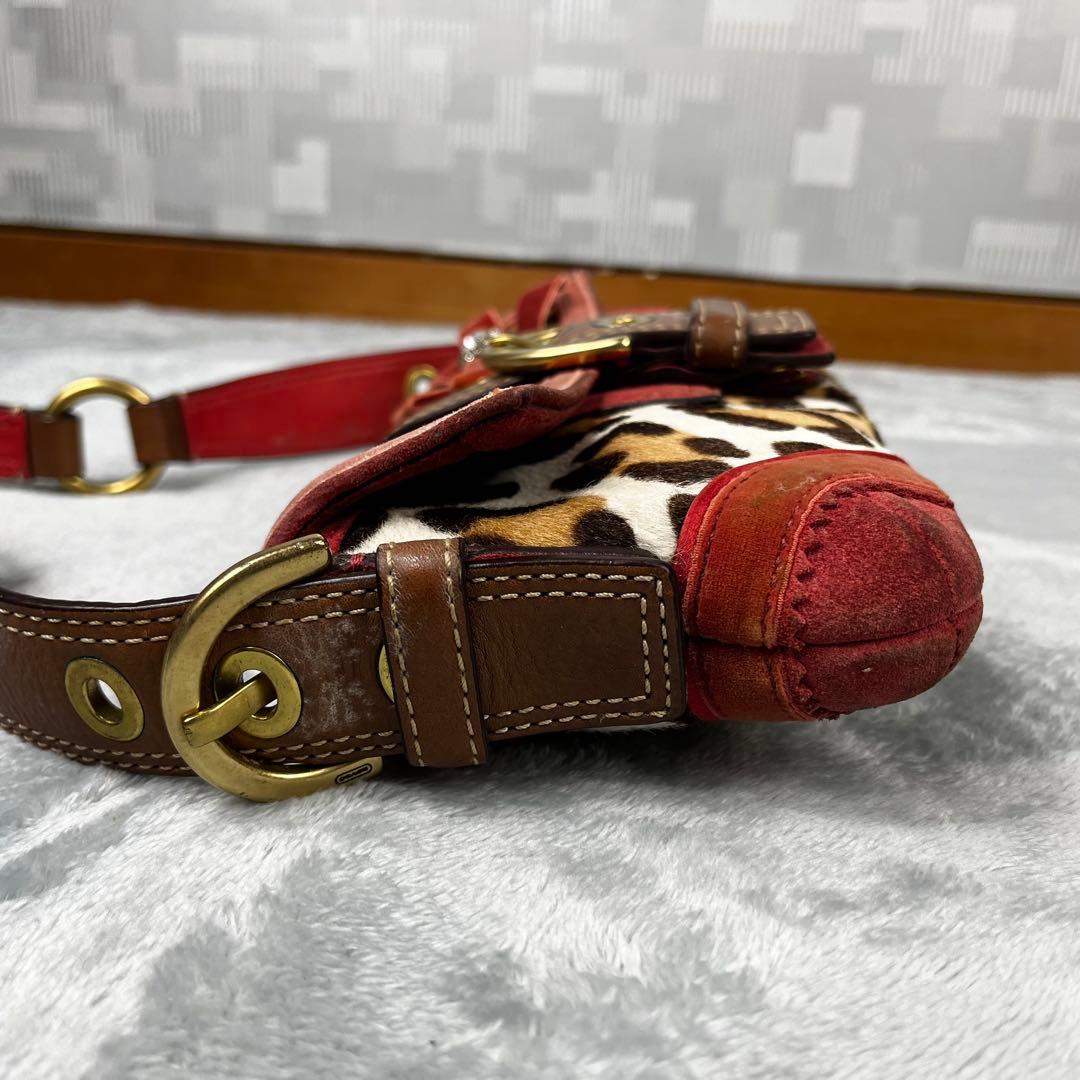 バッグ Coach Soho Bag Unborn Calf Leopard