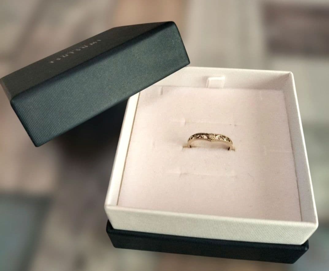 り*認様 TSUTSUMI【ツツミ】K10イエローゴールドダイヤモンドリング　8