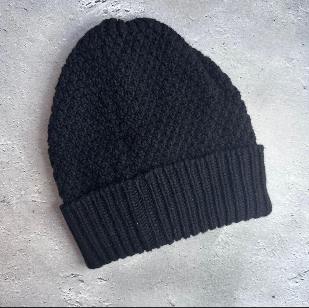新品・未使用【CHANEL】ニット帽　ブラック 嬉しい男女兼用＆100%カシミヤ