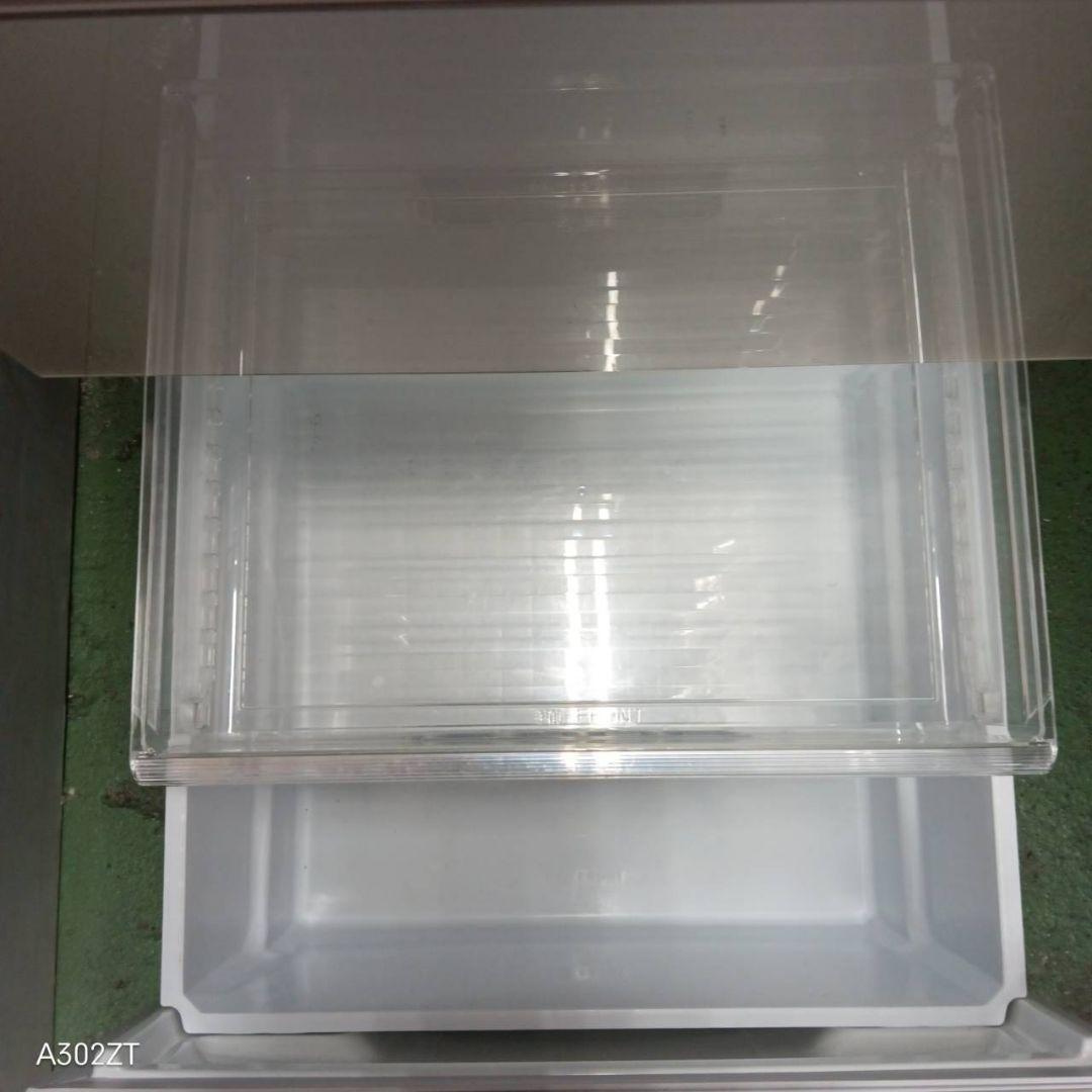 446 大型冷蔵庫　400L強　右開き　自動製氷機　鏡面デザイン　保証込　美品