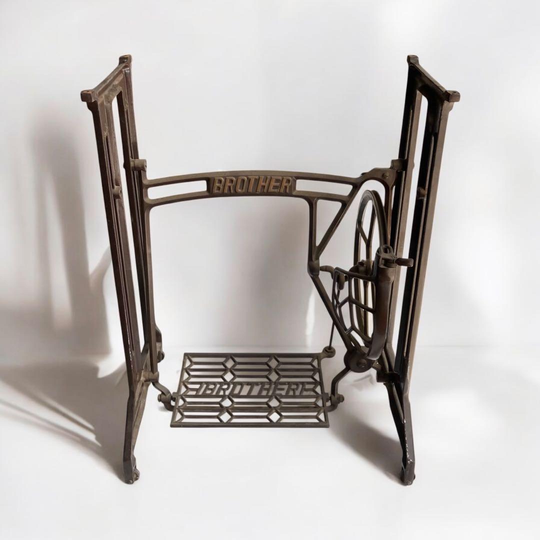BROTHER アンティークミシン ヴィンテージ 鉄脚 レトロ DIY テーブル