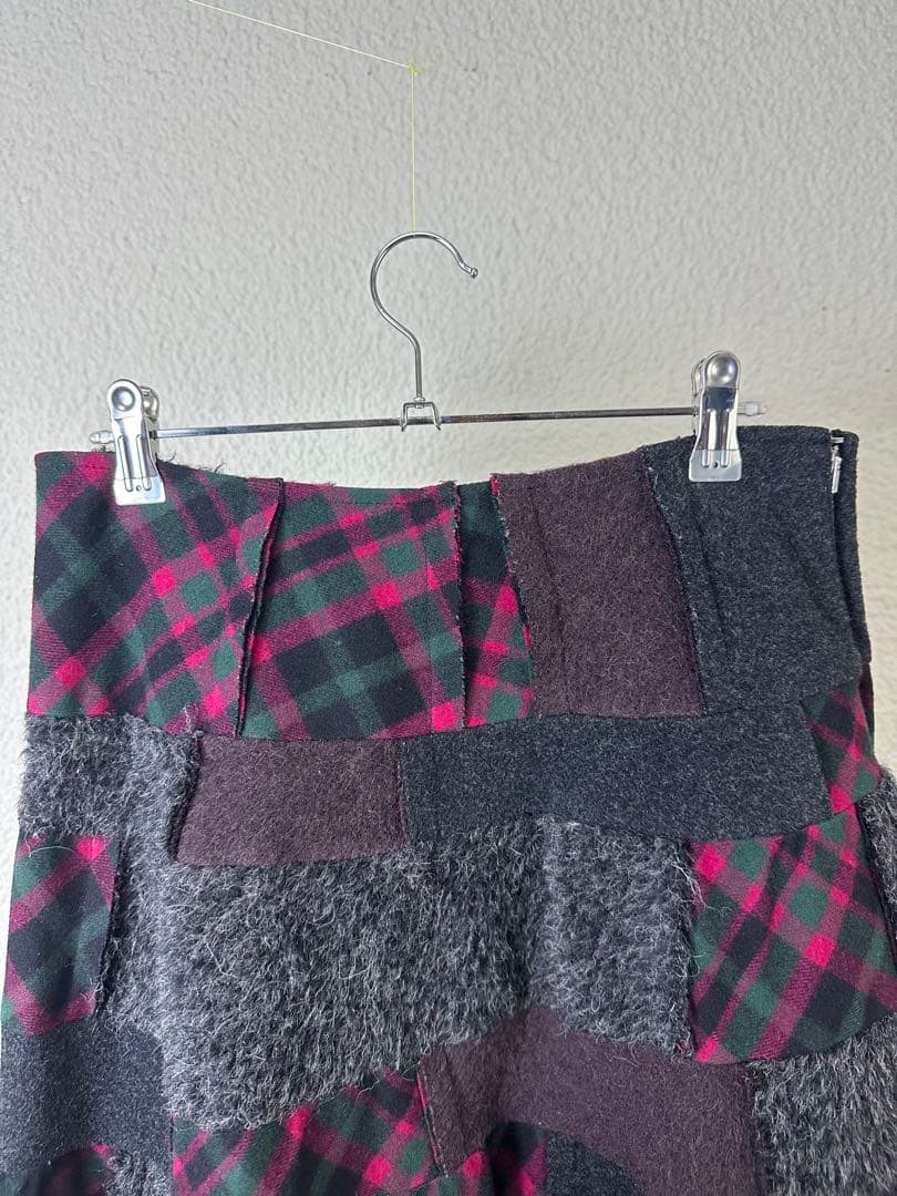 Comme des Garçons Crazy Check Skirt
