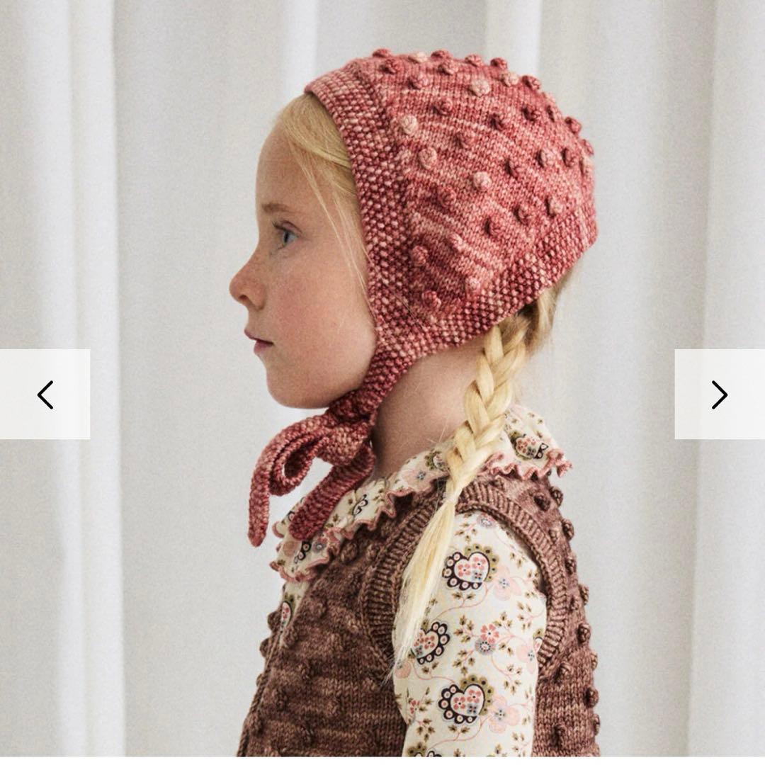 あ*い様 misha and puff ポップコーン　ヘッドウォーマー　帽子