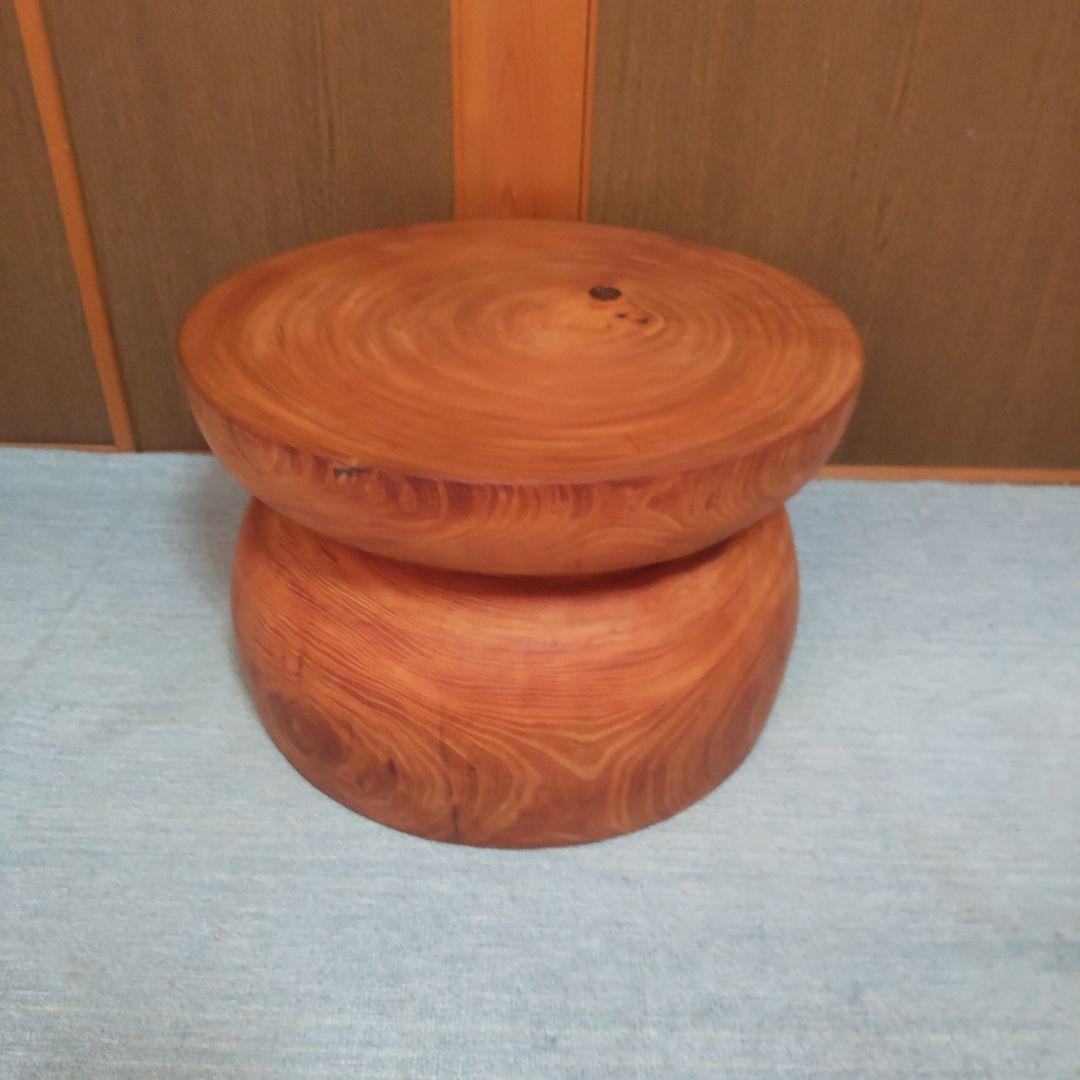 欅丸太椅子 スツール
