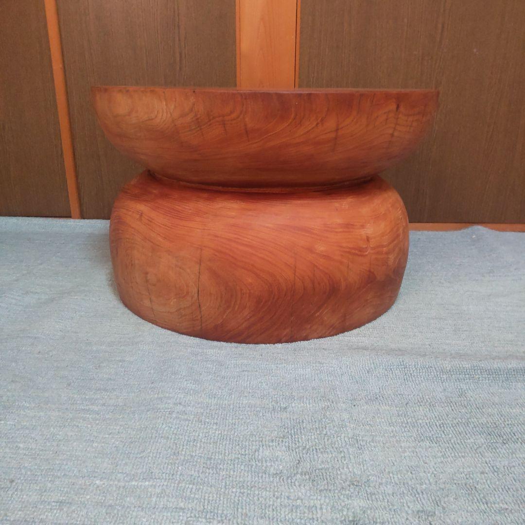 欅丸太椅子 スツール