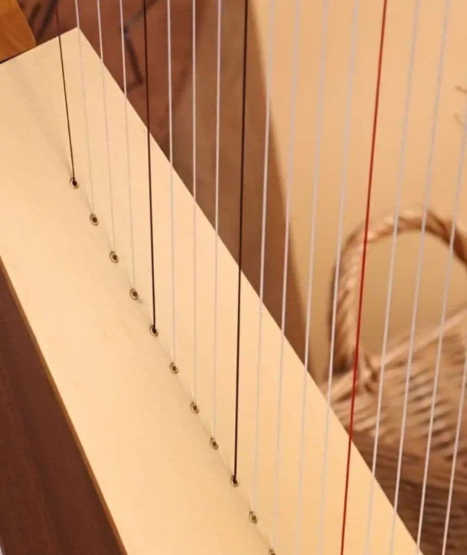 【値下げ】新品 19弦ハープ 木製 弦楽器 インテリア 撮影小道具