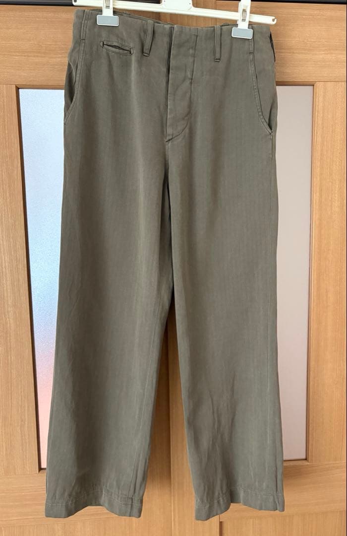 美品 MAATEE&SONS 25ss Chino Trouser ドゥルン