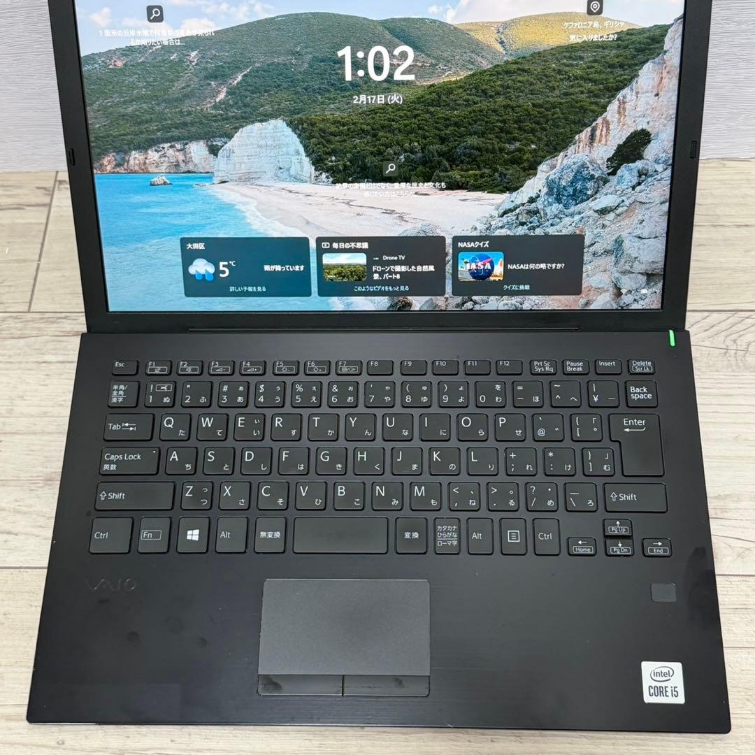 VAIO Pro PG/カメラSSD/Windows11/ノートパソコン/8GB