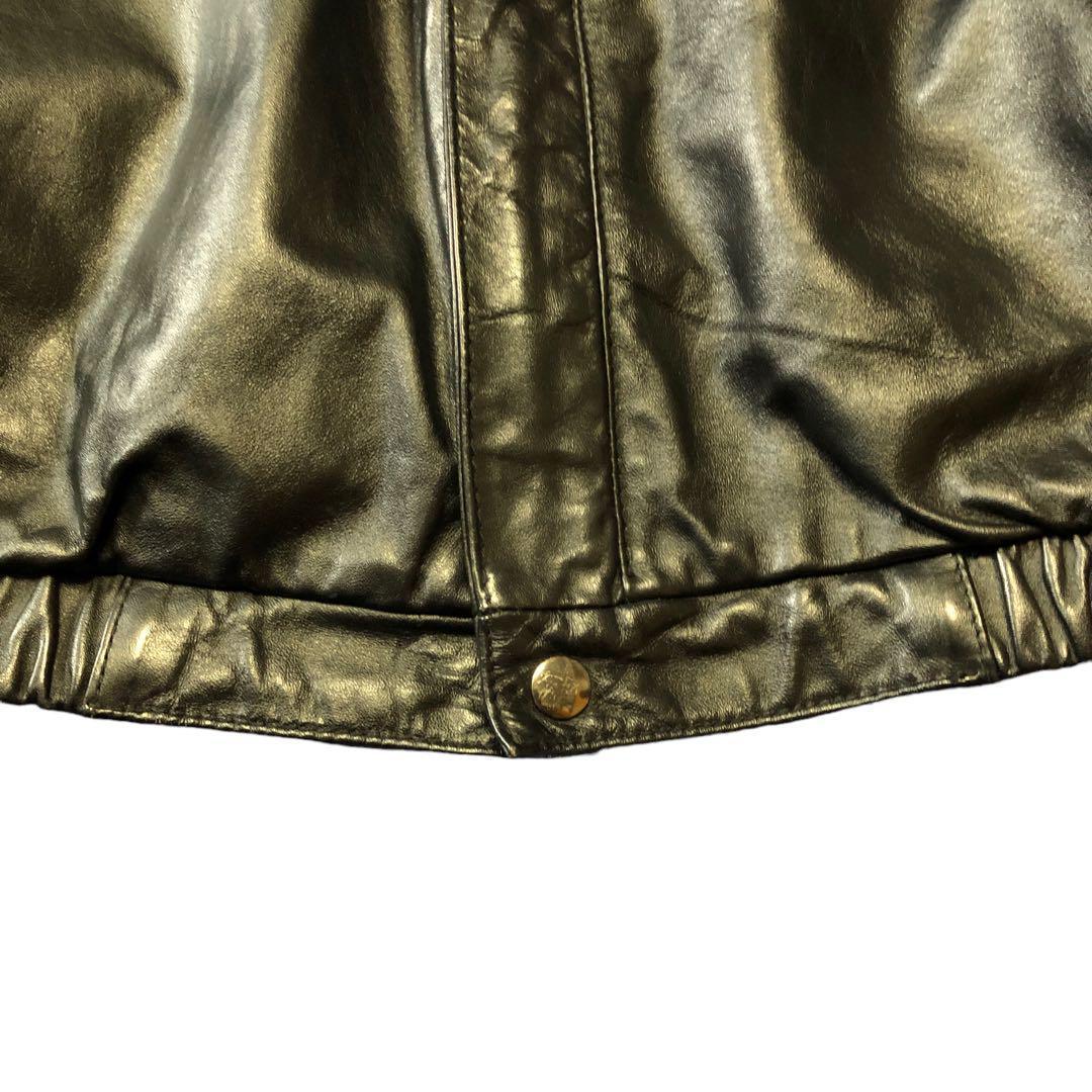 BERMANS 本革ライダースジャケット　黒　スリーエムシンサレート★★★