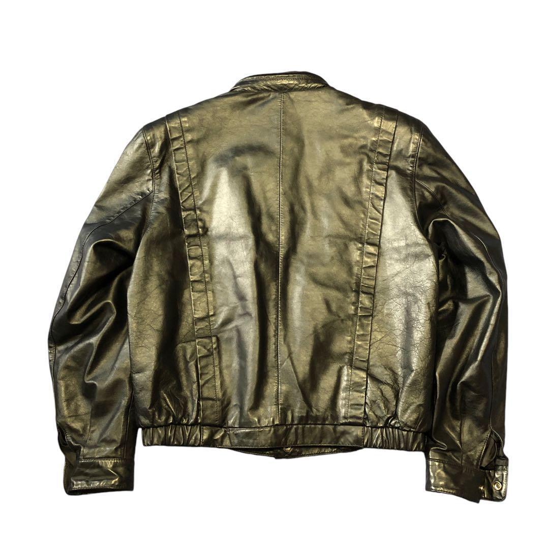 BERMANS 本革ライダースジャケット　黒　スリーエムシンサレート★★★