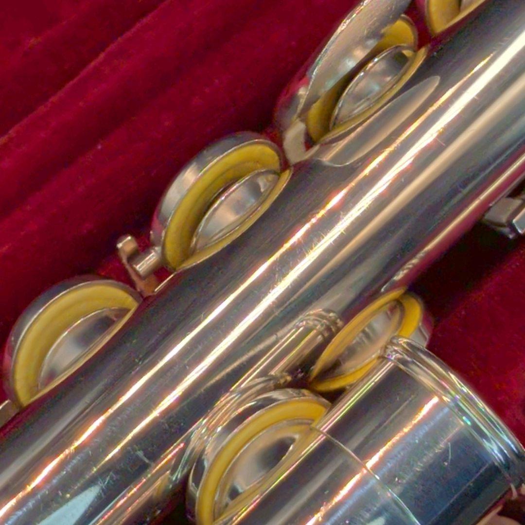 フルート　調整済　ヤマハ　YFL311（頭部管銀製Eメカ仕様銀メッキ仕上げ）