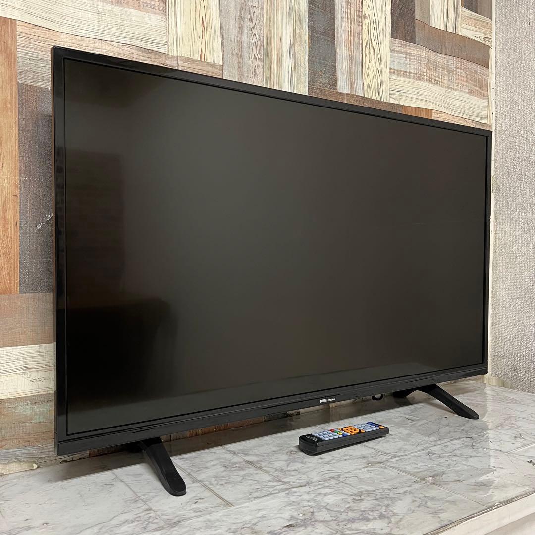 即日受渡割❣️全国送料込5年前購入DMM43型4KモニターHDMI3スピーカーリモ