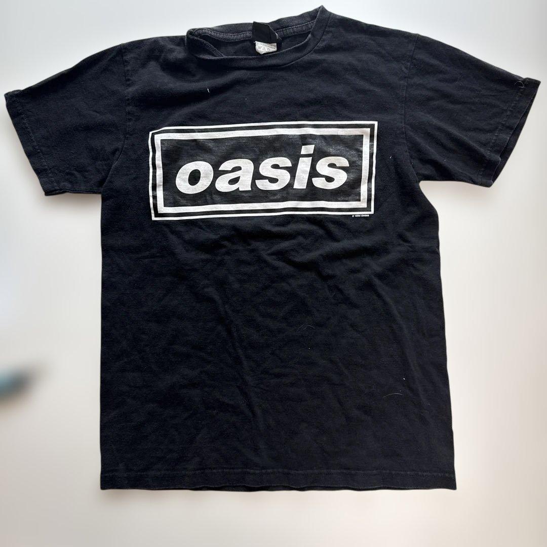 oasis 1994 USAツアー ロゴTシャツ 黒