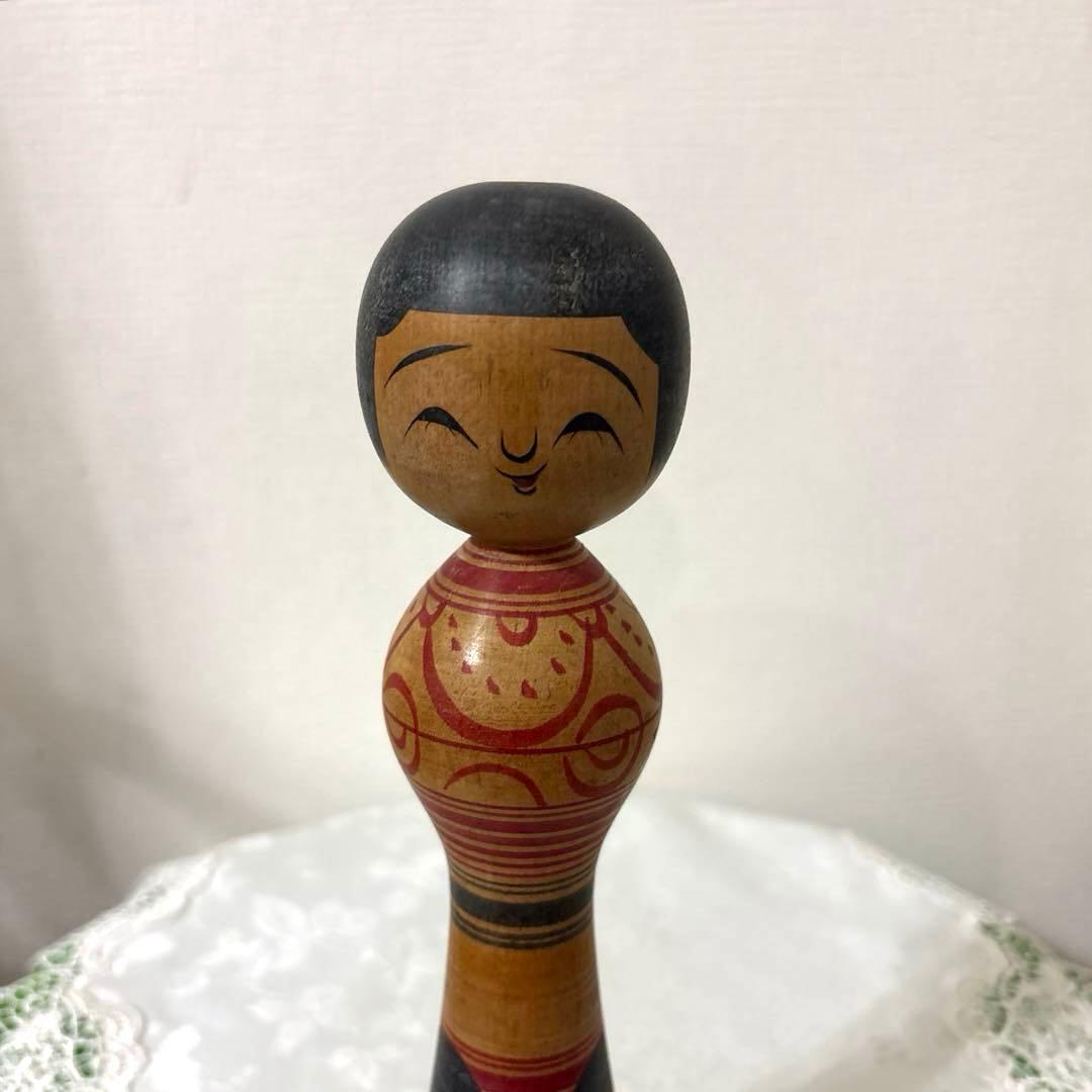 奥瀬鉄則 津軽こけし　23.7cm