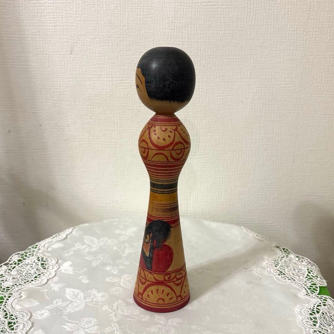 奥瀬鉄則 津軽こけし　23.7cm