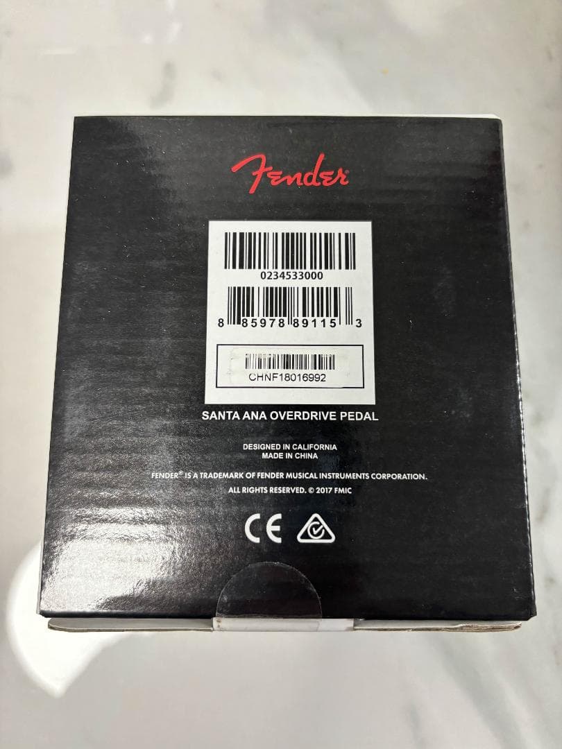 Fender Santa Ana Overdrive エフェクター