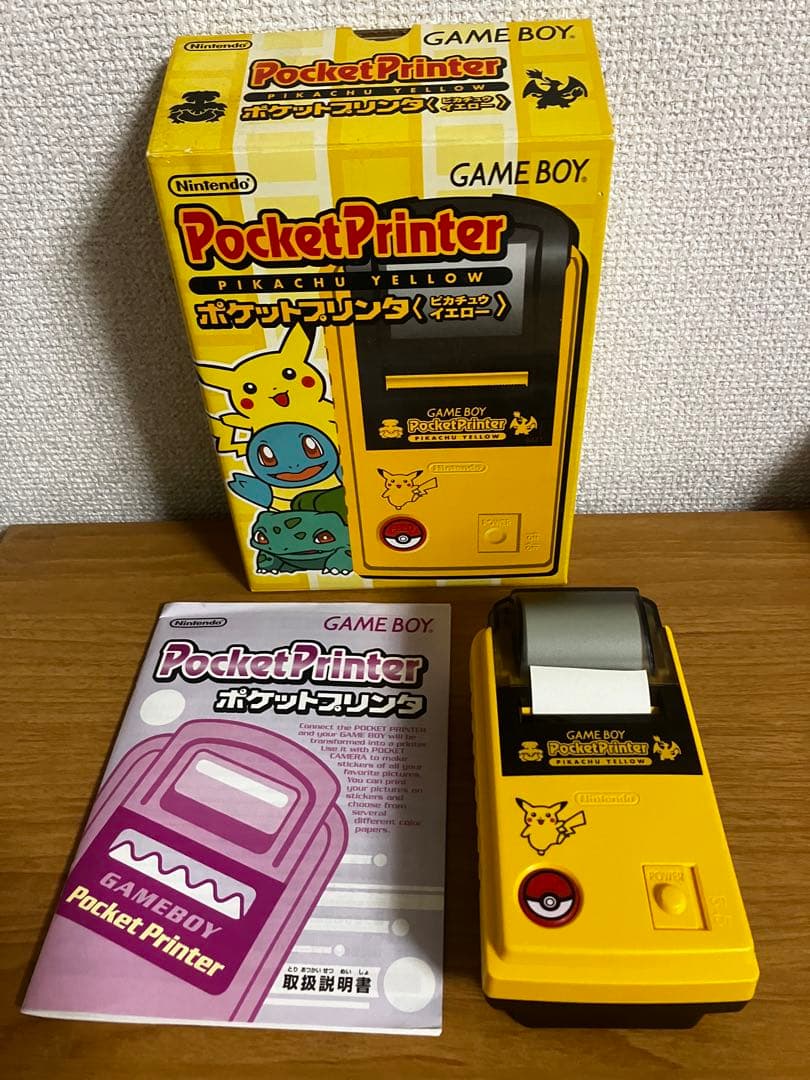 ポケットプリンタ「ピカチュウ イエロー」 GAME BOY