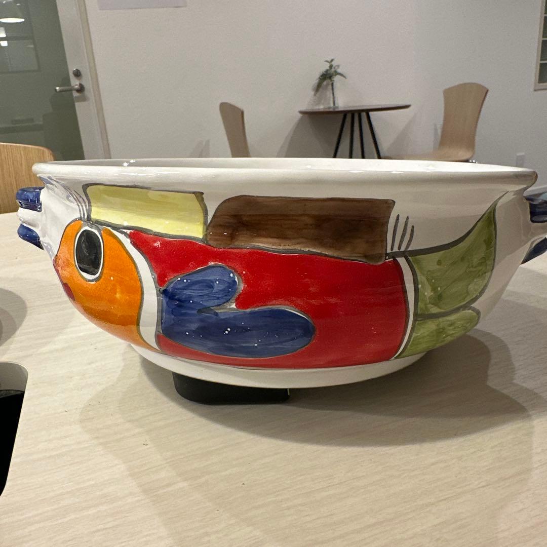 Nino Parrucca ニーノパルッカ シチリア職人 スパゲティ皿セット