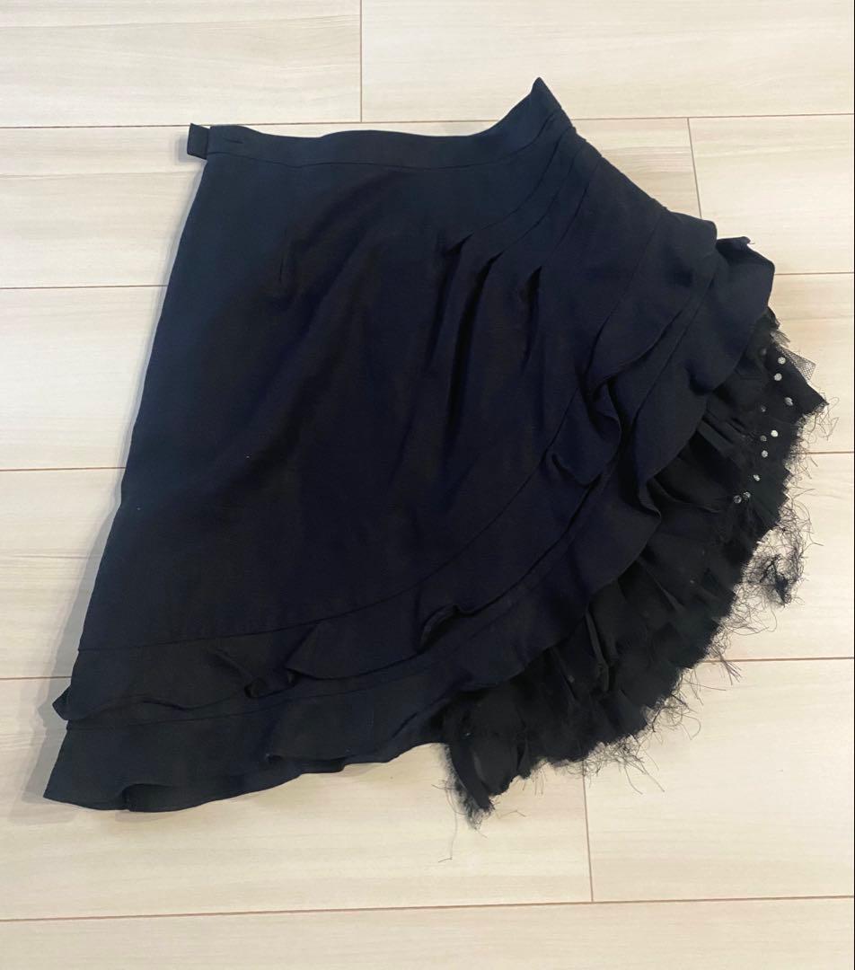 ドットシフォンスカート　alice auaa アリスアウアア