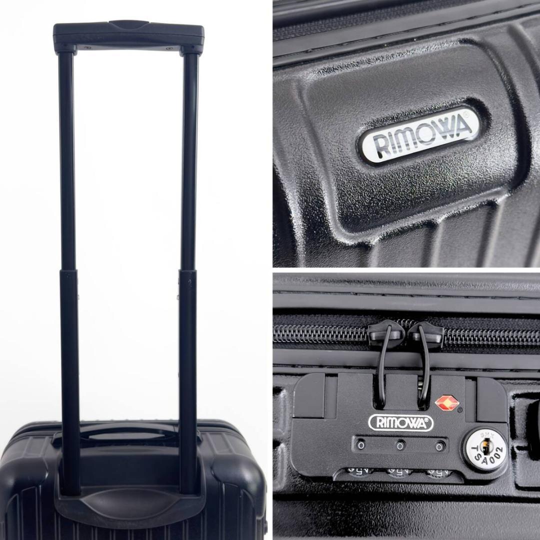 美品 リモワ サルサ 35L 機内持ち込み 2輪 TSAロック マットブラック